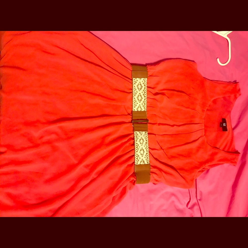 Coral IZ Byer summer dress